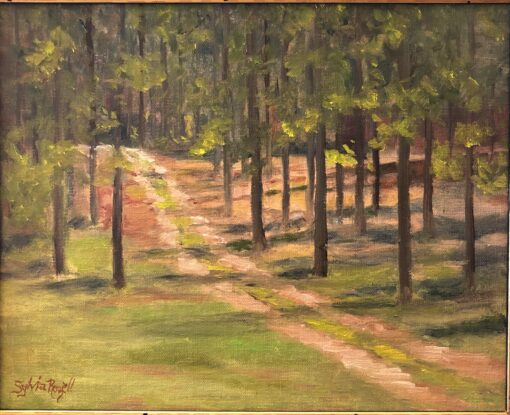 A Lane in the Woods by Sylvia Rozell