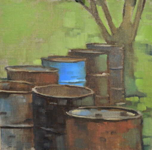 Blue Barrel by Martin Pate