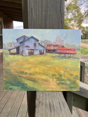 View of the Barns by Eve Albrecht 2