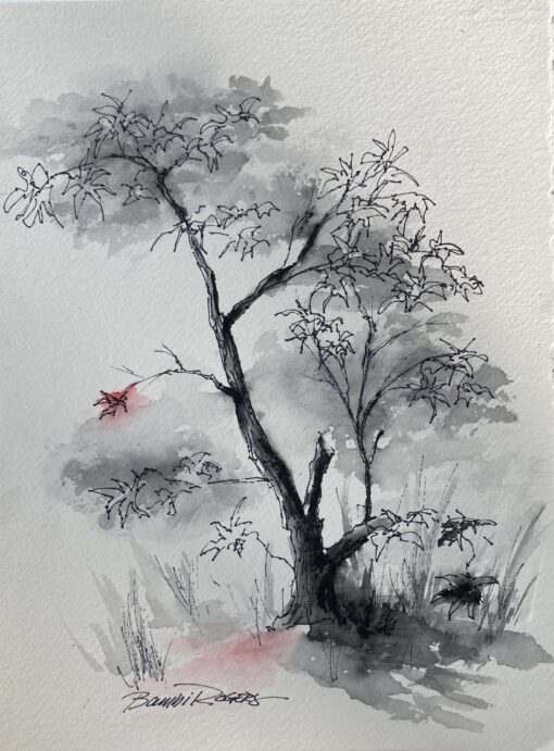 tand Alone, Little red Oak by Bambi Rogers