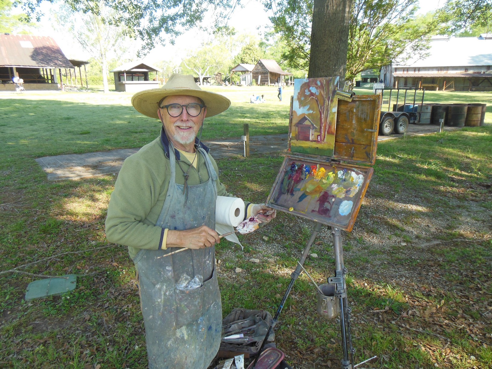 Ed Cahill easel 2025