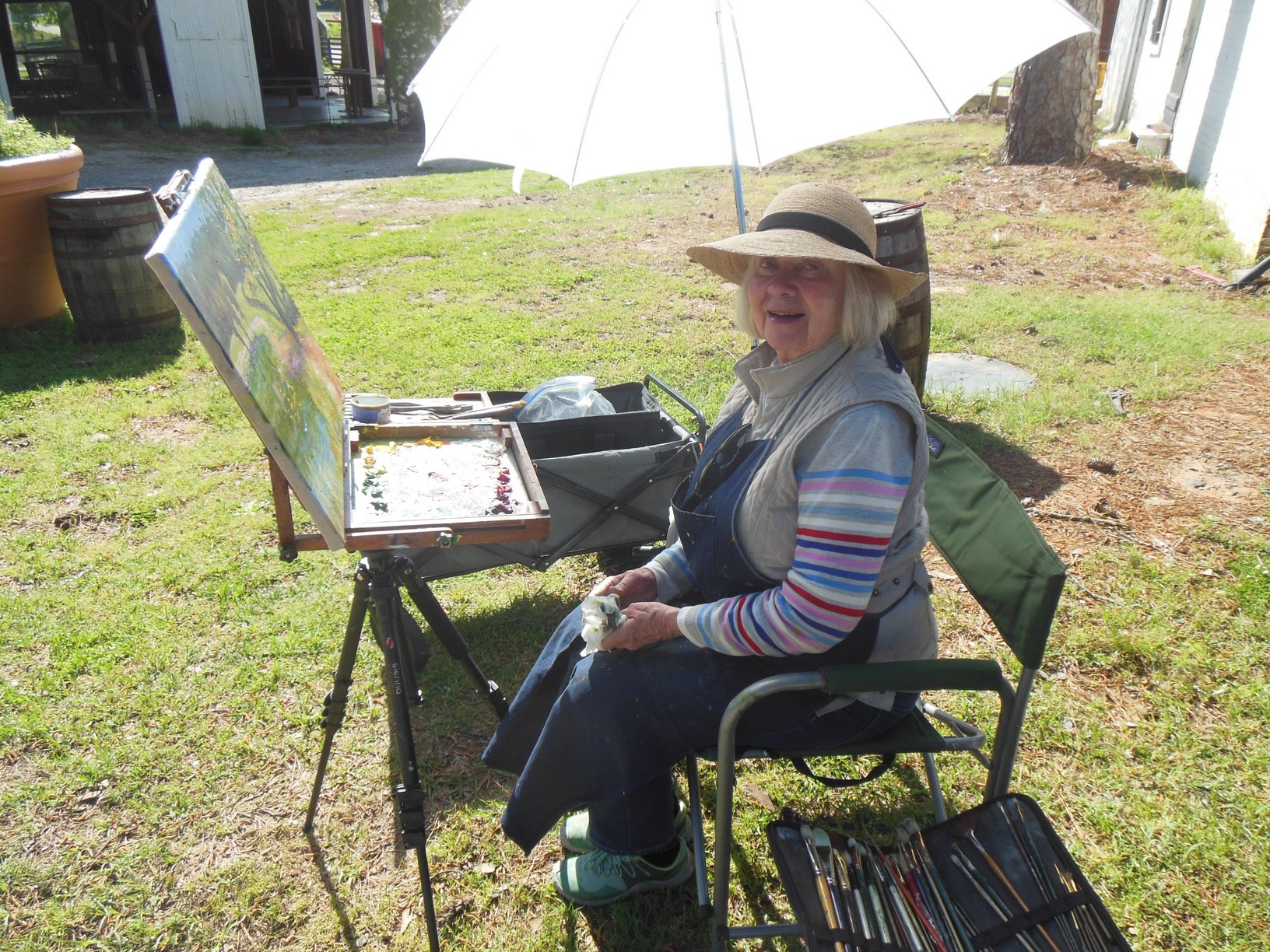 Eleanor Stecker easel 2025