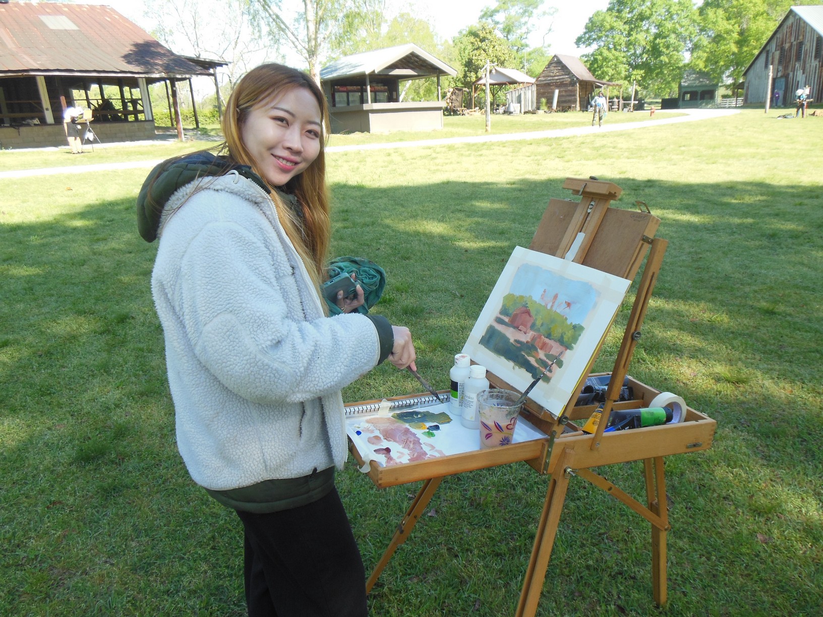 Seyoung Kulp easel 2025