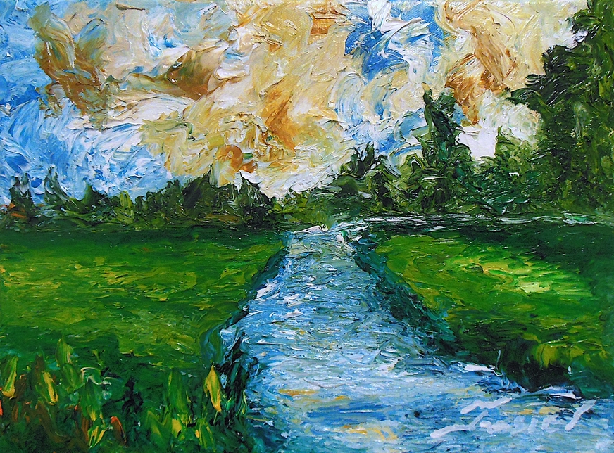 Evening Creek by Jaasiel Barrientos