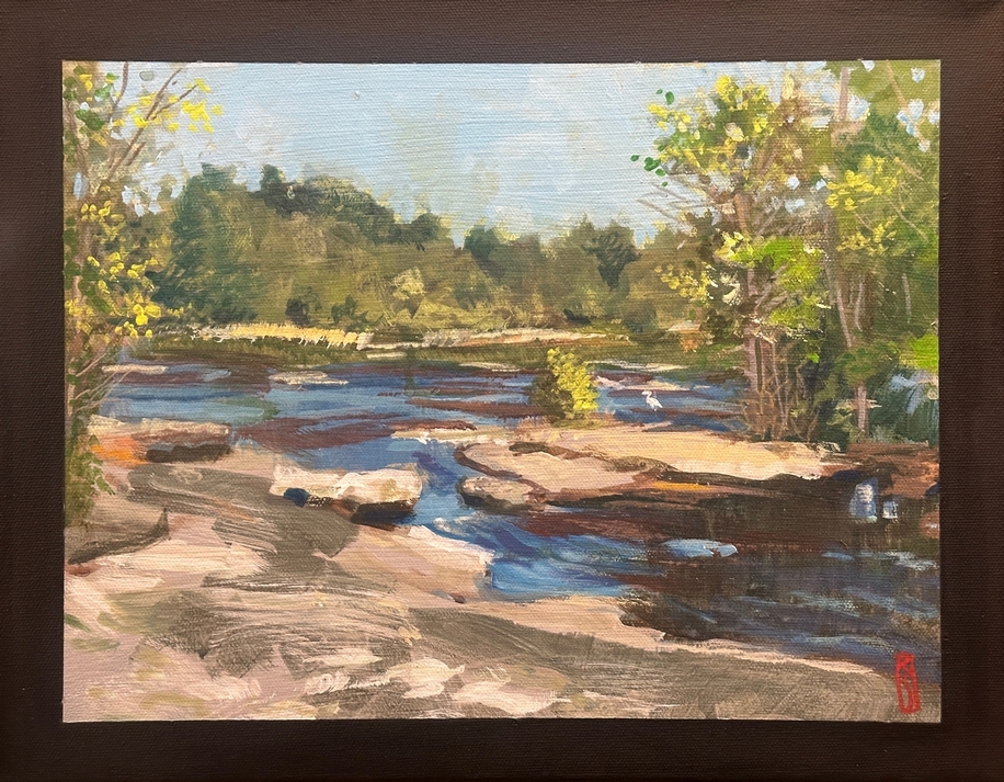 Flint River Afternoon at the Cove by Charles Scogins