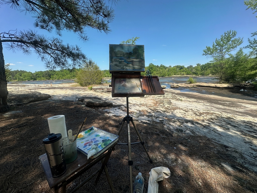 Alternative view of Flint River Afternoon at the Cove by Charles Scogins