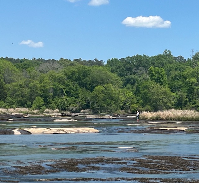 Fly Fishing at Flat Shoals photo by Rhonda Hancock
