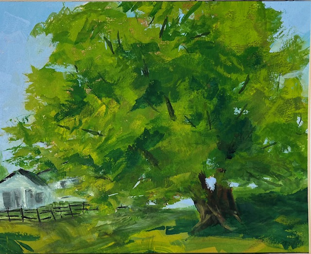 Three Trees Tree by Rhonda Hancock