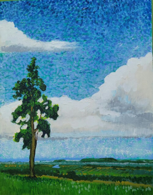 Dowdell's Knob Tree by Charlie Warner Open082