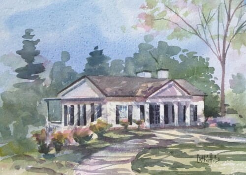 Little White House by Catherine Hillis open011