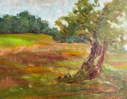 Big Red Oak by Maria Velehrach