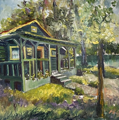 Lodge at Big Red Oak by Eleanor Stecker