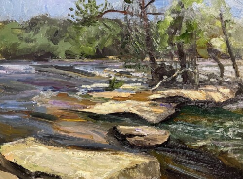 Sparkling Water on the Rocks by Lydia Ellis