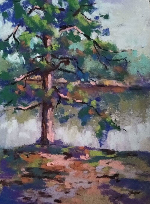 Pine on the Bank by Preston King