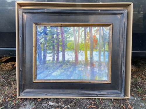 Sunset from Cabin by Ed Cahill