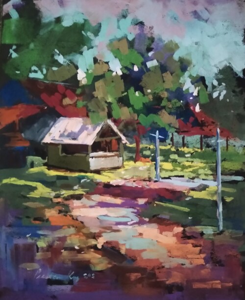 Tin Roof on the Greens by Preston King