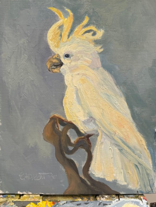 Title Feathered Beauty by Eve Albrecht