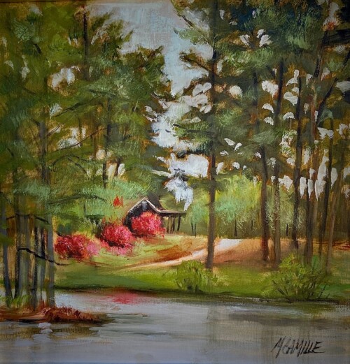 View to Red Oak Clubhouse by Candy Day