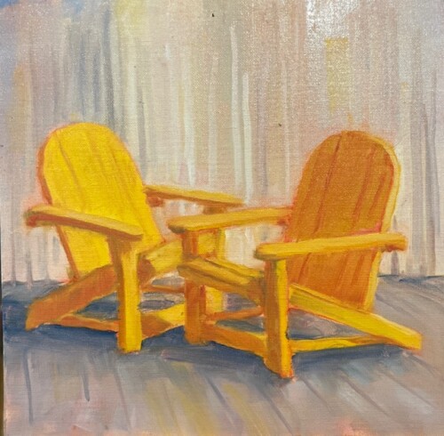 Comfy Chairs by Lynnett Fink