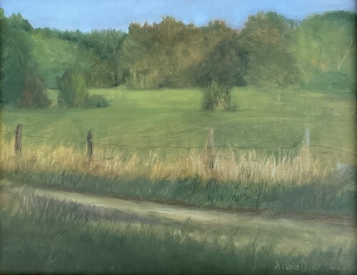 Dusk at Cottage Walk by Melanie Handy