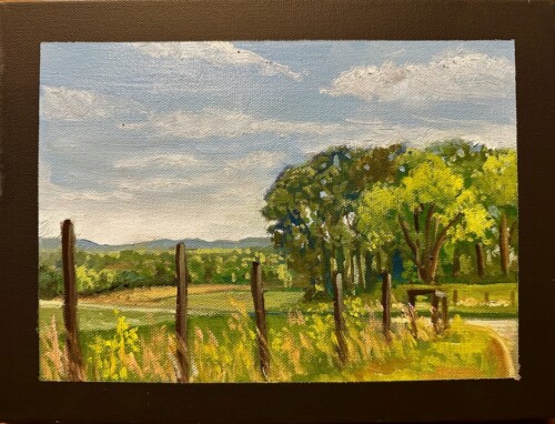 Flat Shoals Road Vista by Charles Scogins