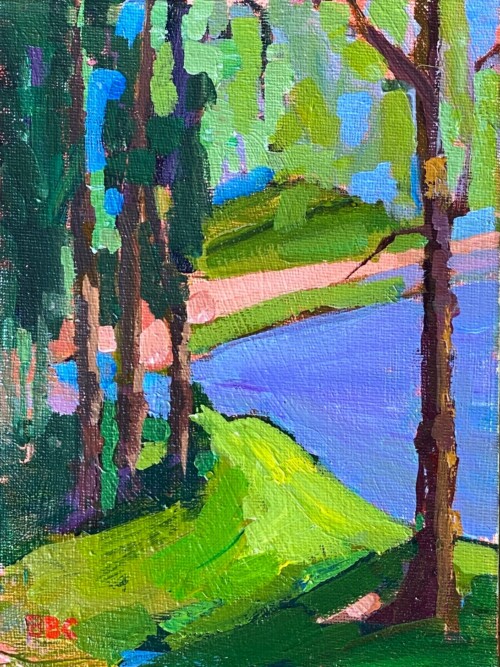 Spring Pines at Bogles Farm by Beth Cullen