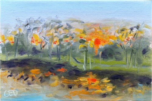 Sunset on the Lake by Charlie DeRuiter